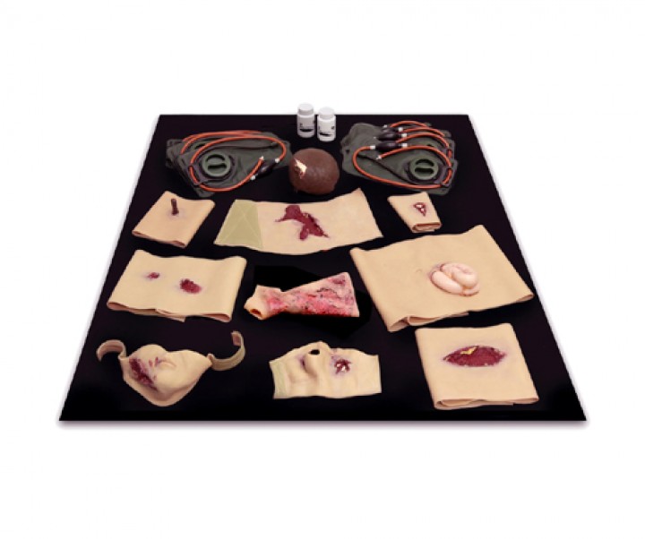 Zestaw do symulacji urazów (Techline - Deluxe Moulage Kit)